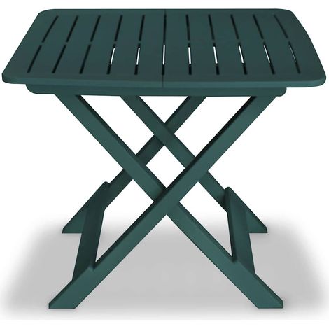 Maison Exclusive - Ensemble de bistro pliable 3 pcs Plastique Vert (1/5)