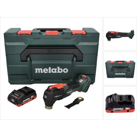 Metabo MT 18 LTX BL QSL Akku Multitool 18 V Brushless Starlock Plus + 1x Akku 4,0 Ah + metaBOX - ohne Ladegerät