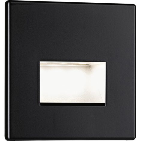 Paulmann 93094 Wand EBL Edge LED-Wandeinbauleuchte LED Schwarz (matt)