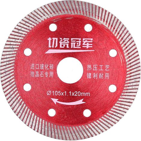 Lame diamantée professionnelle pour la coupe de carreaux, accessoire pour lames de scie à carreaux céramiques