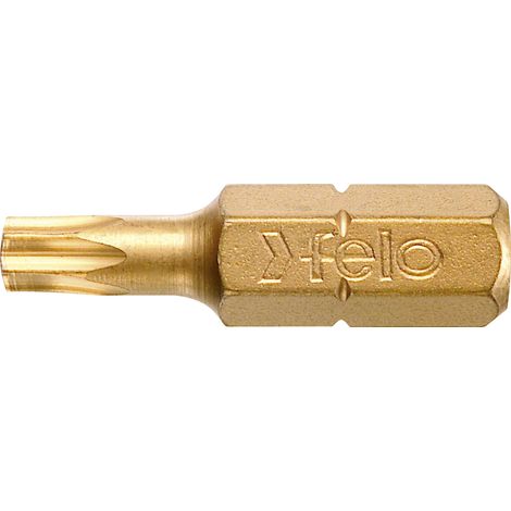 Felo Bit, TiN C 6,3 x 25mm Torx 40 (10 Stück)