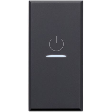 Interruttore assiale bipolare 10A illuminabile S44 Ave Tekla 445010AS