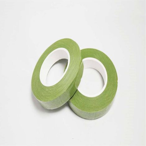 Ruban adhésif de fleuriste 13 MM x27m vert en lot de 2