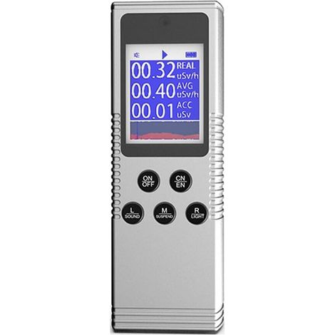 DéTecteur de Rayonnement NucléAire Portatif, Laboratoire Domestique, Affichage NuméRique LCD, Compteur Geiger Radioactif Multifonction, Compteur A (1/5)