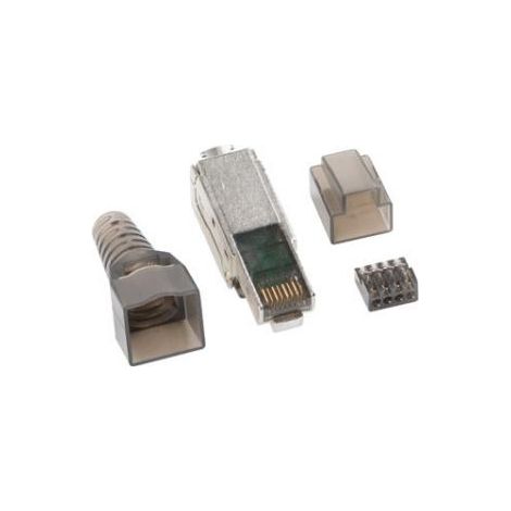 Connettore di rete FTP Lanberg RJ-45 8P8C cat. 6A senza attrezzi (1/3)