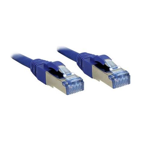 LINDY 47152 RJ45 Câble réseau, câble patch CAT 6a S/FTP 7.50 m bleu avec cliquet d'encastrement 1 pc(s) C236261 (1/2)