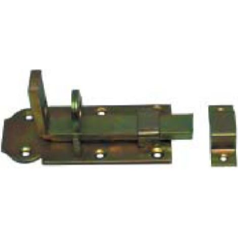 Verzinkter masidef-riegel mit schlosshalter 100mm - r00925