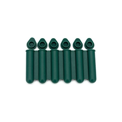 Mini moule à glaçons en silicone, couvercle inclus , peut faire 6 bouteilles d'eau glacée (2 pièces, vert) (1/5)