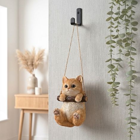 Playful Dangling Kitten Ornament (1/2)