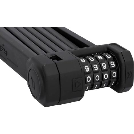 [NEUWERTIG] B-Ware Fischer Fahrrad Protec Fn110 Faltschloss Schloss Fahrradschloss Level 8 Schwarz