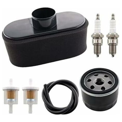 Ensemble de filtre à air avec pré-filtre à huile et bougie d'allumage pour moteur 4 temps de rechange Kawasaki FR651V FR691V FR730V FS481V FS541V FS600V FS651V FS691V FS730V. (1/5)