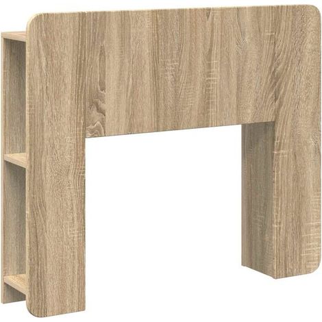 Table de Chevet en Bois d'Ingénierie Couleur Chêne Sonoma (1/5)