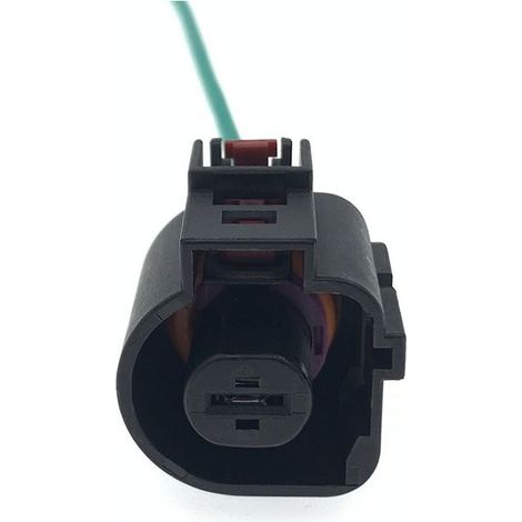 1K0973751 Compatible avec les connecteurs de démarreur Volkswagen et Audi, 1 broche DJ7015A-6.3-21 -- Connecteur simple
