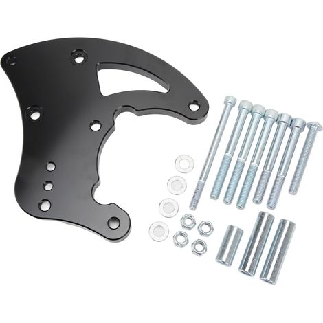 Support de Compresseur AC Surélevé Haute Stabilité Kit de Montage de Remplacement pour Chevy LS LS1 LS2 LS3 LS6 Vortec Camion LQ Noir (1/5)