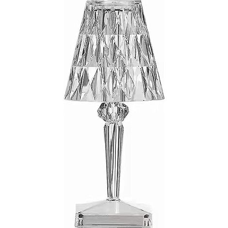 Lampe de table diamant 16 couleurs, lampe de table LED cristal rechargeable avec capteur tactile et variateur d'intensité, lampe de chevet (1/5)