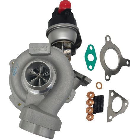 Turbolader, Metallkonstruktion, Standardabmessungen, Audi-Kompatibilität, Hochleistungsfähigkeit, OE-Nummer 03L 145 701 E (1/5)
