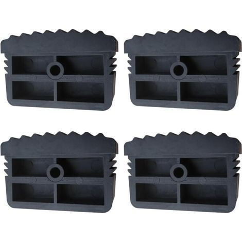4Pcs pieds d'échelle, pieds de rechange capuchons couvre pieds coussin de protection d'échelle en PVC, stabilisateur pièces de rechange pour échelles, échelles télescopiques, échelles à chevrons (1/5)