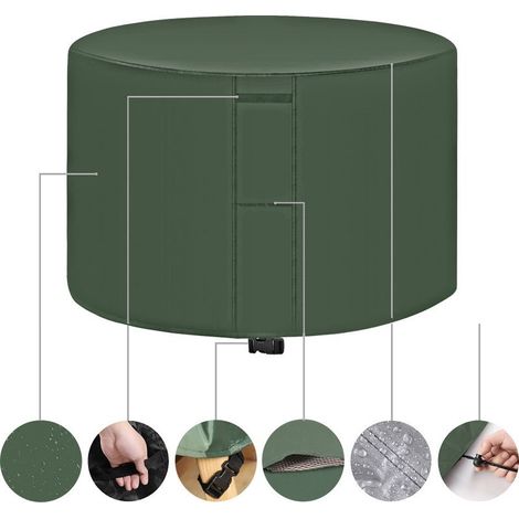 Protective Garden Table Cover Green 142x68cm, Outdoor Garden Furniture Covers Waterproof Garden Table Cover Outdoor Table and Chair Covers Protective Covers (1/5)