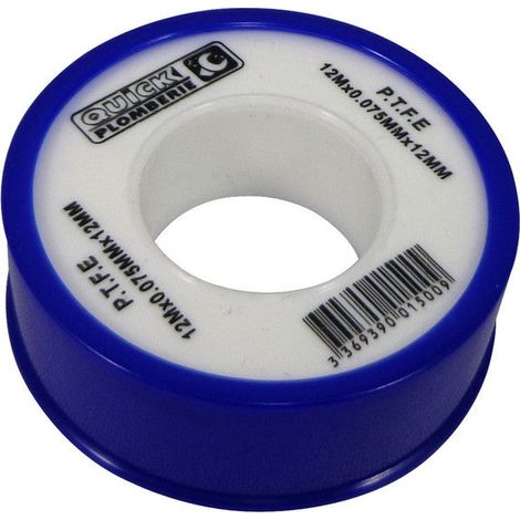 Teflonband 12 mm x 0,075 mm x 12 mm SANS MARQUE