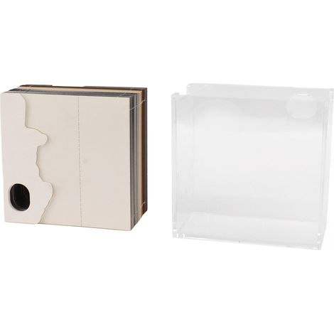 3D-Notizzettel mit Burgmotiv und dekorativer Beleuchtung (1/5)