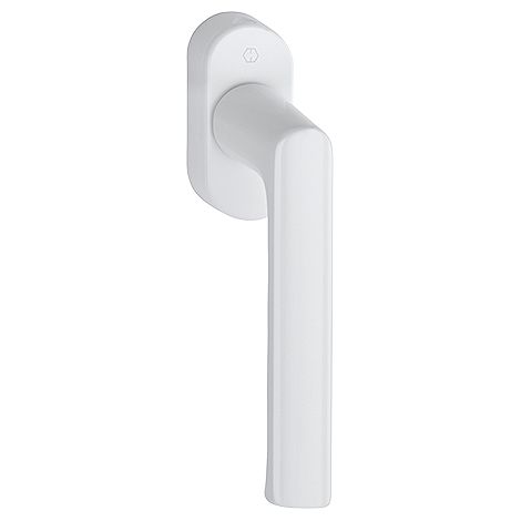 Poignée de fenêtre Hamburg Secustik - Carré 32-42 mm - Vis M5x45 + M5x50 - Blanc - HOPPE - 12118953