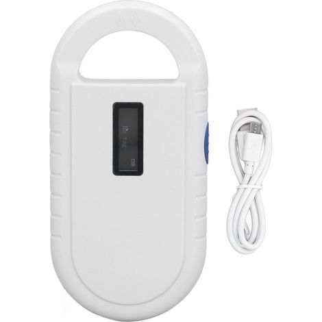 Lector de microchips recargable para mascotas, compatible con frecuencias de 134,2 kHz y 125 kHz, escáner de etiquetas de identificación portátil que cumple con las normas ISO 11784/11785. (1/5)