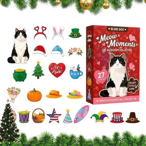 Weihnachtskalender aus Holz mit verschiedenen Ornamenten (1/5)