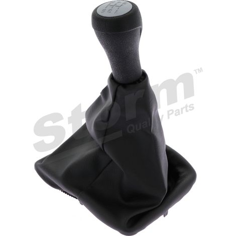 Pommeau 5 vitesses chromé avec soufflet compatible Citroën, Fiat (1/5)