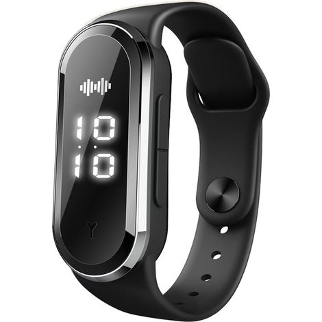 Bracelet anti-moustiques ultrasons Répulsif Ultrason contre Moustique Bandes Anti Moustique Montre Intelligent non toxiques Charge USB étanche pour enfants adultes (Noir) (1/5)