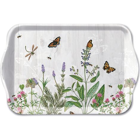Petit plateau rectangulaire Jardin Bucolique