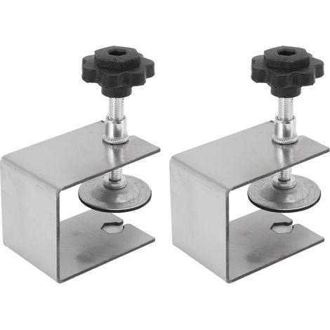 Lot de 2 Pinces D'installation pour Tiroir D'Armoire, Clip de Fixation de Tiroir avec Support Réglable, Pinces à Bois pour Tiroir Avant, Outils D'installation pour Armoire (1/5)