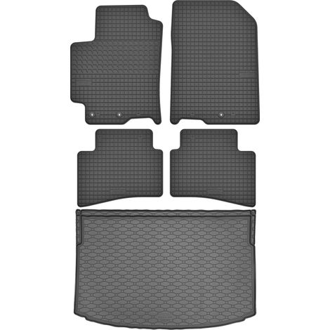 Kia Rio IV Schrägheck ab 2017 SET - Gummifußmatten + Kofferraummatte (1/5)