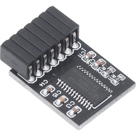 Module de sécurité de chiffrement LPC 14 broches pour puce TPM 2.0, interface SPI, carte de sécurité distante (1/5)