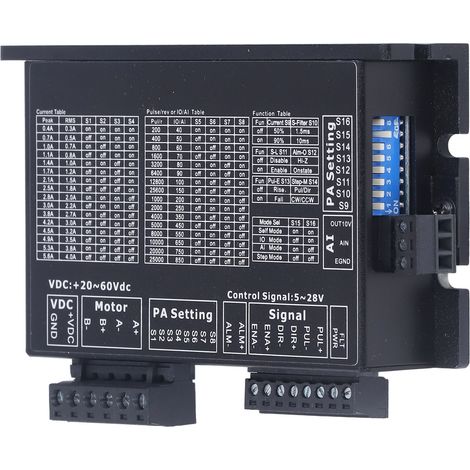 Schrittmotortreiber mit offenem Regelkreis, 32 Mikroschritte, Controller-Platinenmodul, 20–60 V DC (1/5)