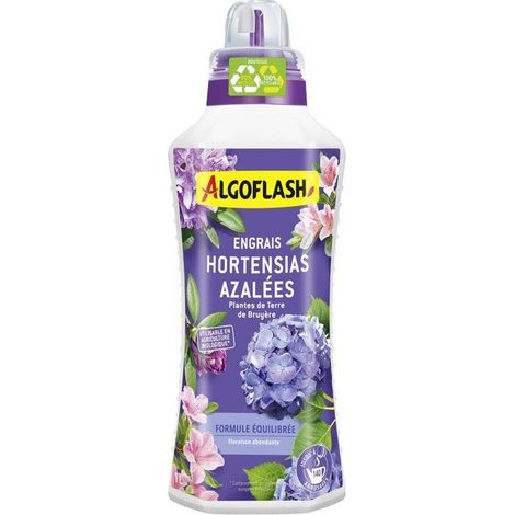 Fertilizante líquido algoflash hortensias 1 litro orgánico