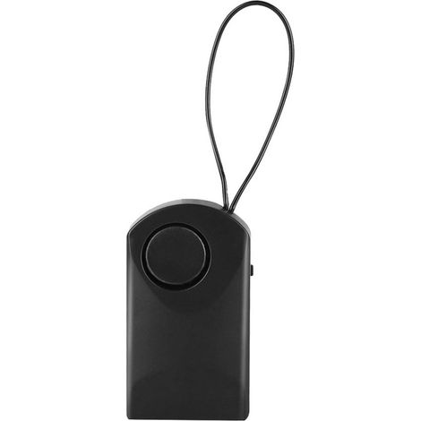 Allarme wireless per porte e finestre con cordino di sblocco，facile da installare，casseforti e finestre (batteria da 9V non inclusa) (1/5)