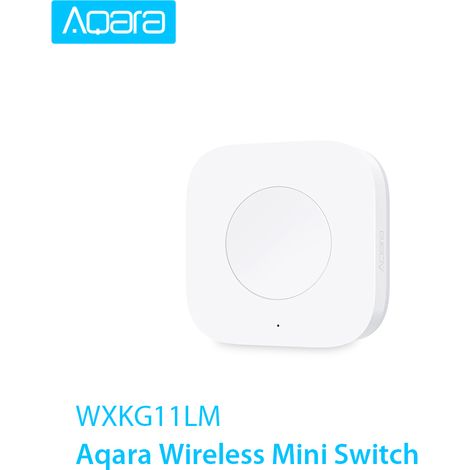 Interrupteur sans fil Aqara Mini-interrupteur Zigbee avec télécommande, compatible avec la passerelle et les climatiseurs Aqara. (1/5)