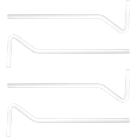 4pièces Lot de Baguettes Verre pour Culture Cellulaire Épandeurs sans Bords pour Laboratoire Résistants Haute Température Accessoires Polyvalents pour Expériences Biologie (1/5)