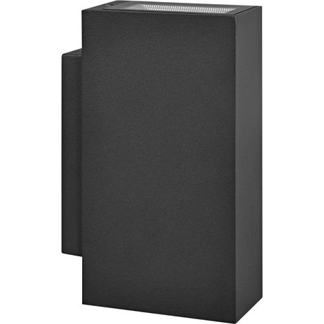 Applique esterna LED nera 4000K su/giù Orlean-B Polux (1/5)
