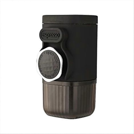 Portable hand pressure capsule café machine petit outdoor ground café machine pour ménager et travel et camping (1/5)