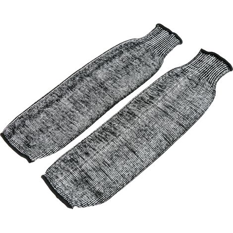 Manchons anti-coupure pour bras, paire de protège-avant-bras résistants aux lames, protection contre coupures et griffures, manique de sécurité. (1/5)