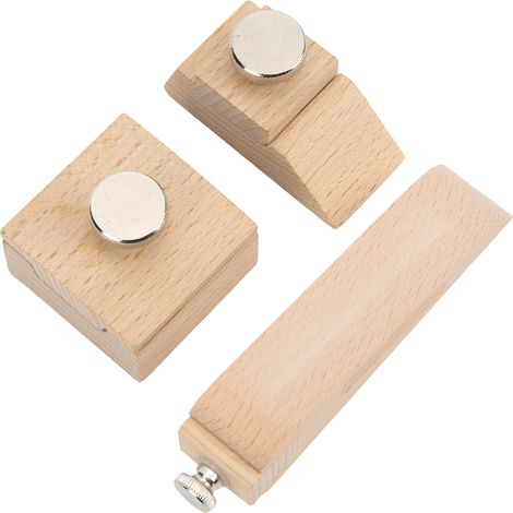 Bloc de ponçage en bois, bloc de ponçage en papier de verre, outils artisanaux de scellement et de ponçage des chants (1/5)