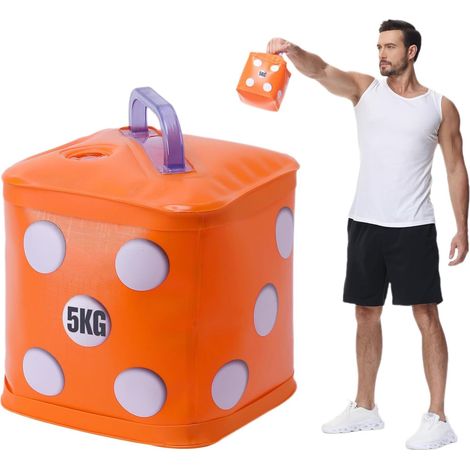 Kettlebell à Eau 3/4,5/7,5 KG, Kettlebell Souple, Sac d'entraînement avec Poids d'eau, Entraînement Aux Squats Outil Pour Des Fesses Galbées