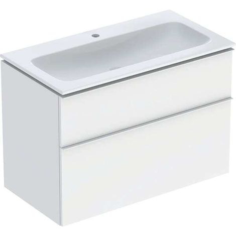 Geberit iCon Set mueble lavabo con mueble bajo lavabo, 2 cajones,