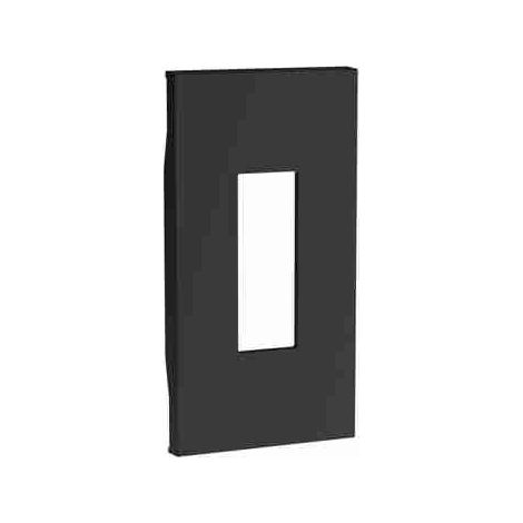BTIKG02M2 2-Modul-Abdeckung für KW4302V32 Doppelpolschalter, Schwarz