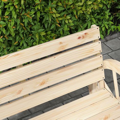 Sitzmöbel Sitzbank sitzen Holz Landhausstil Natur HAVRYA (1/4)