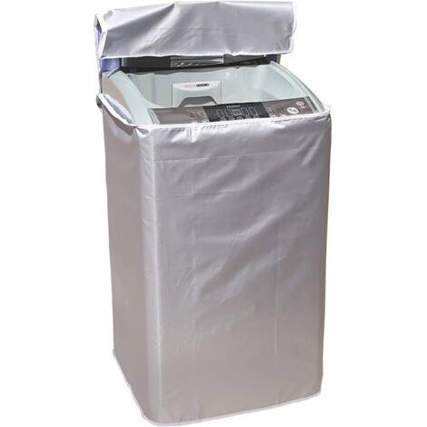 Sollbry Housse de machine à laver - Étanche - Résistant aux UV - Pour machine à laver et sèche-linge à charge supérieure,586090cm (1/5)