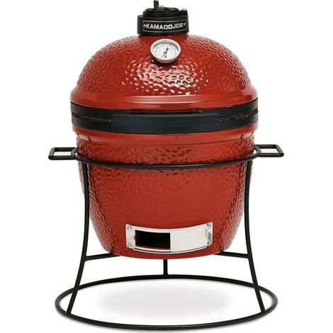 KamadoJoe Holzkohlegrill Joe Jr. , tragbar, mit gusseisernem Ständer, KJ13RH