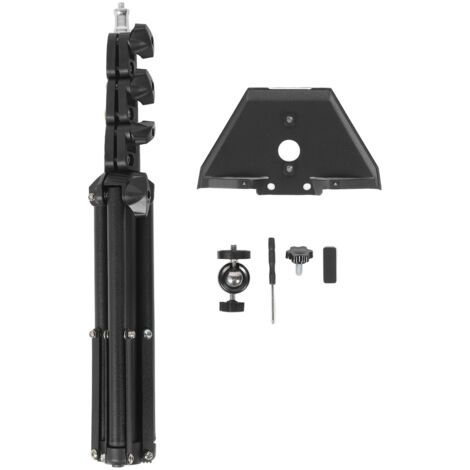 Kit de support d'antenne pour trépied Satellite rectangulaire, pour Mini toit de Camping RV, cour de voyage avec adaptateur de tuyau. (1/5)