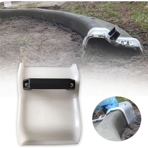 Pochoir pour Béton et Pavage  Coffrage de Bordure  Outil avec Poignée en Plastique de 18.5cm x 10cm x 12.5cm